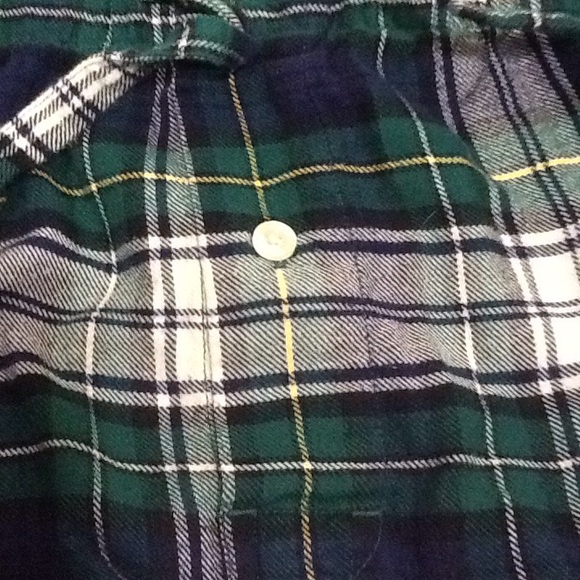 J Crew Plaid Sleep Pants Large - Picture 5 of 8